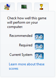 Carpeta de juegos en Windows 7
