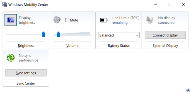 Windows, planes de energía