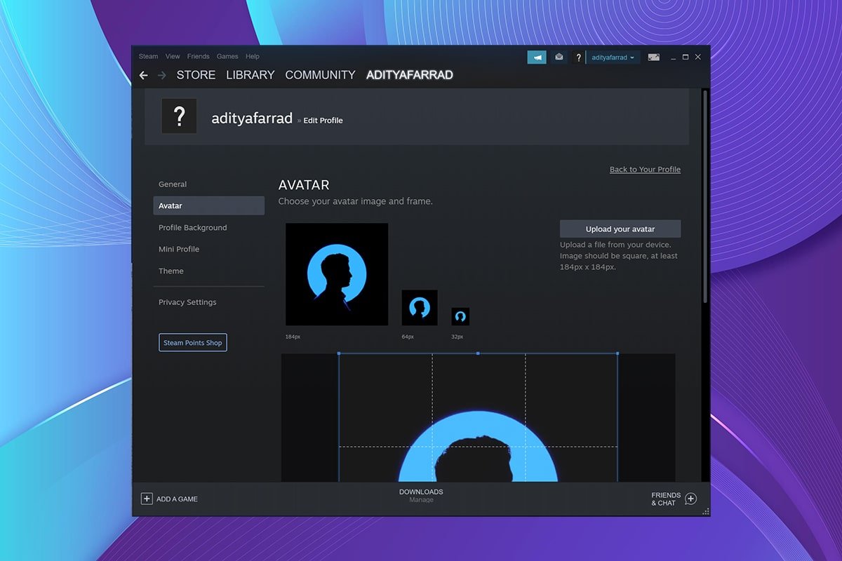 Cómo cambiar la imagen de tu perfil de Steam
