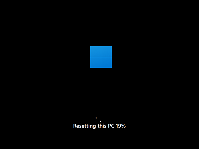 Restableciendo esta PC