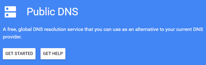 DNS públicos de Google