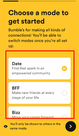   Ahora siga los pasos indicados e ingrese los detalles necesarios |  ¿Bumble muestra perfiles inactivos? 