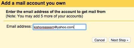 añadir cuenta de correo