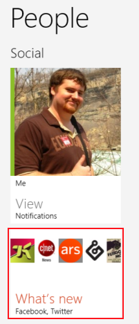 Windows 8: use la aplicación People para administrar sus cuentas de redes sociales
