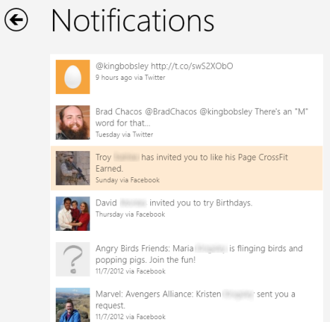 Windows 8: use la aplicación People para administrar sus cuentas de redes sociales