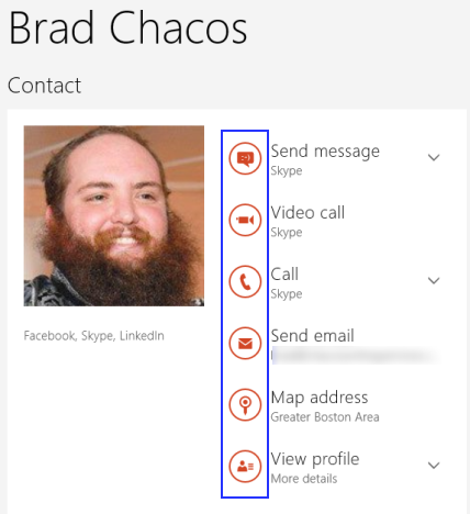Windows 8: use la aplicación People para administrar sus cuentas de redes sociales