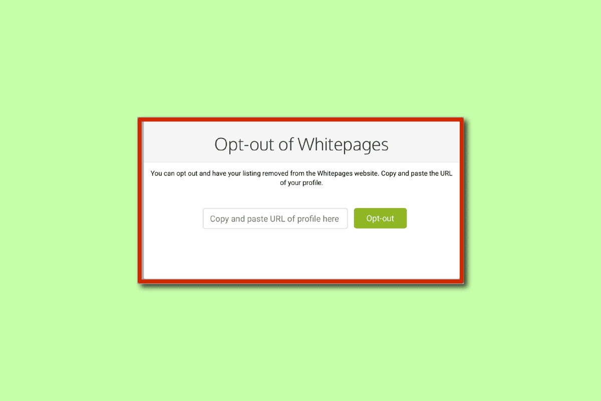 Cómo darse de baja de Whitepages.com