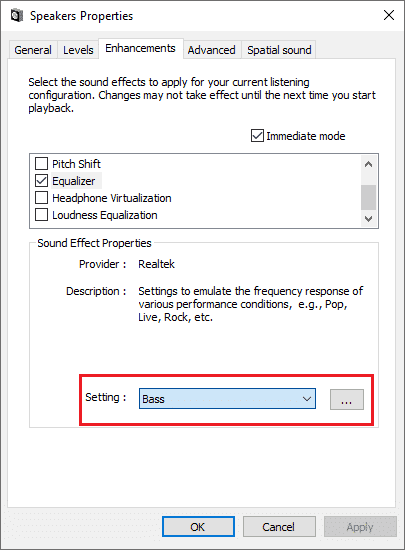 Cómo potenciar los graves de los auriculares y altavoces en Windows 10