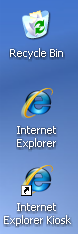 quiosco de internet explorer