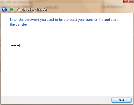 Transferencia fácil de Windows