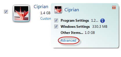Transferencia fácil de Windows
