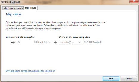 Transferencia fácil de Windows