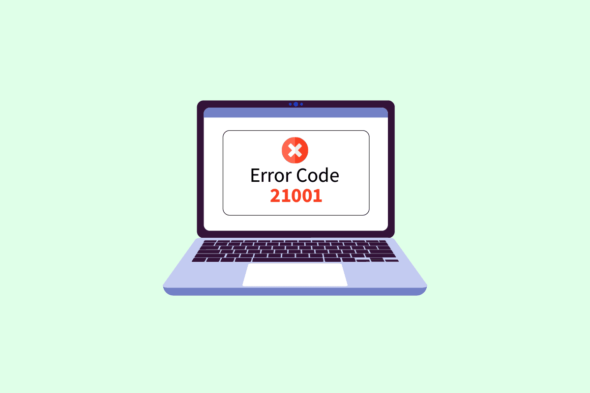 Arreglar el código de error 21001 en Windows 10