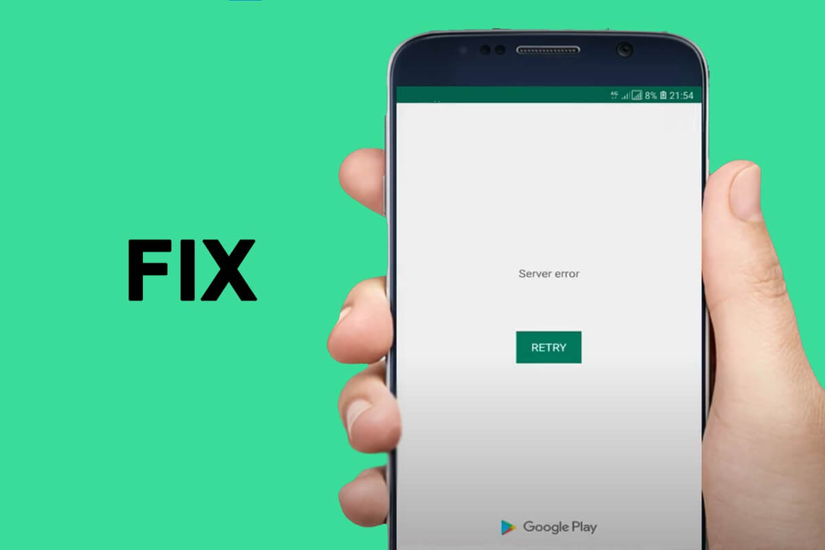Cómo reparar el error del servidor en Google Play Store