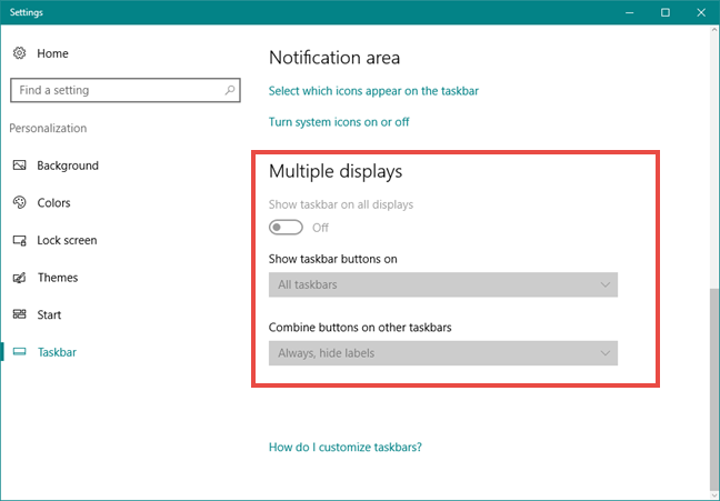 taksbar, Windows 10, personalizar, configurar, configurar