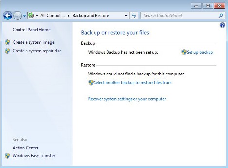 Respaldo de Windows