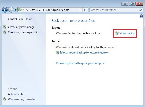 Respaldo de Windows
