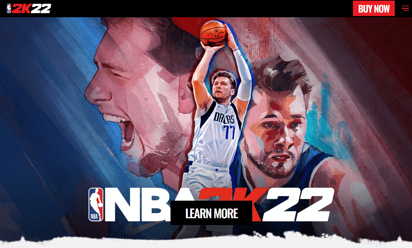 sitio oficial de NBA 2K22