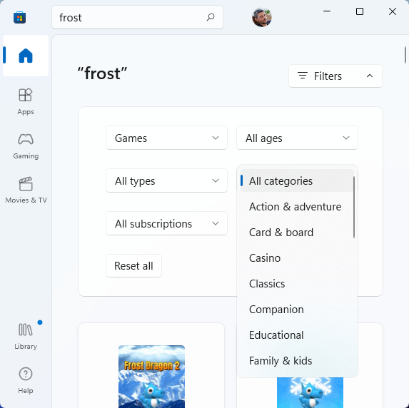 Explora cada filtro para descubrir las opciones