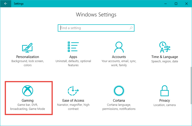 Un juego real en Windows 10