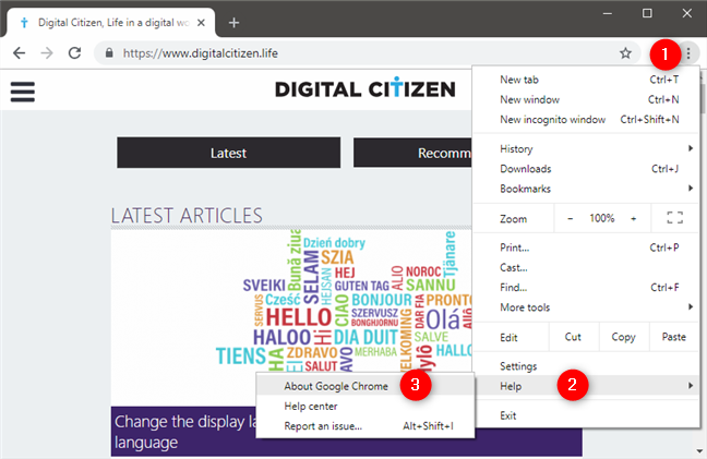 Acerca de Google Chrome