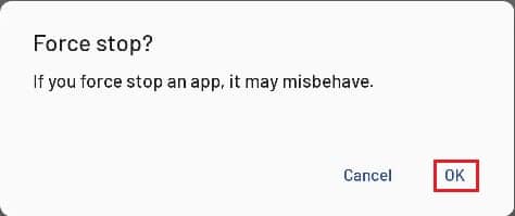 Seleccione Aceptar para confirmar el proceso.  Arreglar Actualmente no se puede enviar su mensaje en Outlook Mobile