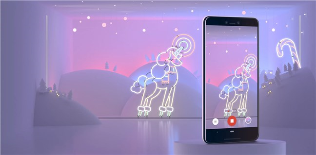 Teléfono inteligente Google Pixel 3 con pantalla AMOLED