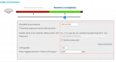 Contraseña del módem WindTre Contraseña de WindTre