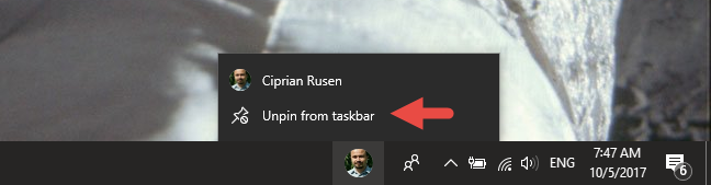 Windows 10, anclar contactos, anclar personas