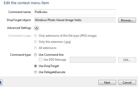Editor de programas predeterminado