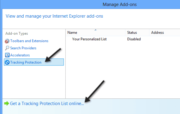 escanear listas de protección