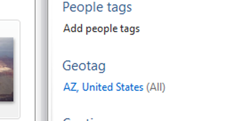 Galería de fotos de Windows, etiquetas, subtítulos, imágenes