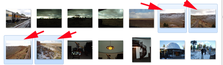 Galería de fotos de Windows, etiquetas, subtítulos, imágenes
