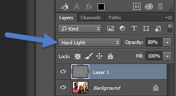 photoshop de luz dura
