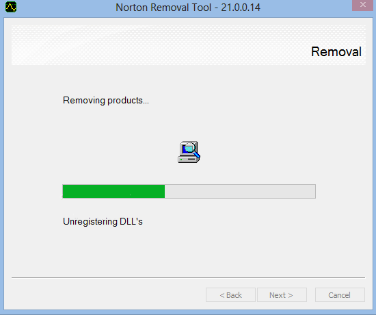 Herramienta de eliminación de Norton