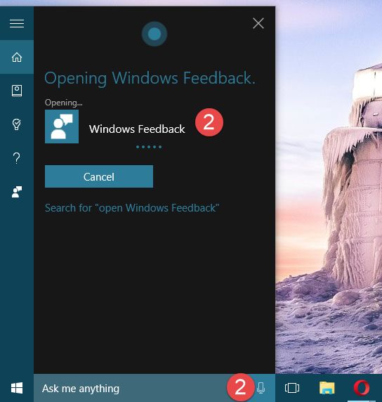 Comentarios de Windows, aplicación, Windows 10, Microsoft, informe, problemas, características