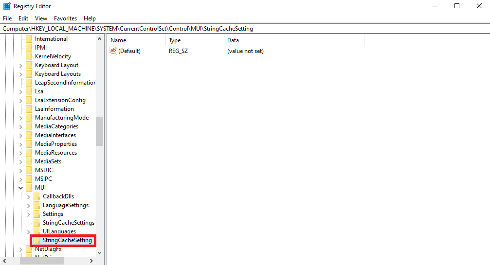 Guarde la nueva clave como StringCacheSetting. Arreglar el código de error del controlador NVIDIA OpenGL 8