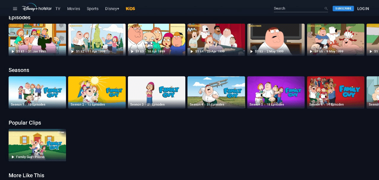 desplácese hacia abajo para ver todas las temporadas y episodios