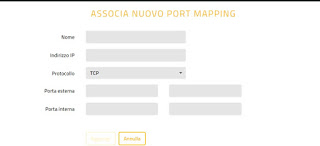 Mapeo de puertos Fastgate puertas rápidas