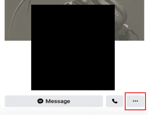 Tres puntos junto al perfil. Cómo tomar un descanso de alguien en Facebook