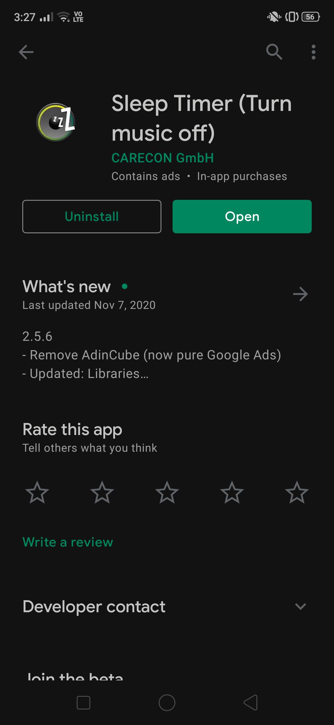 Temporizador de sueño | Apagar automáticamente la música en Android