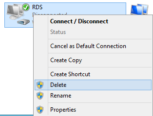 Windows 8, Windows 8.1, VPN, red, conexión, eliminar, eliminar, PPPOE
