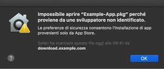 error de la aplicación