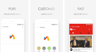 a través del navegador