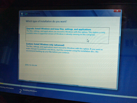 Instalación de Windows 8 en una netbook Toshiba