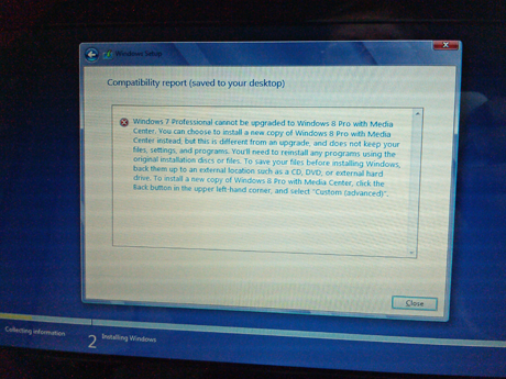 Instalación de Windows 8 en una netbook Toshiba