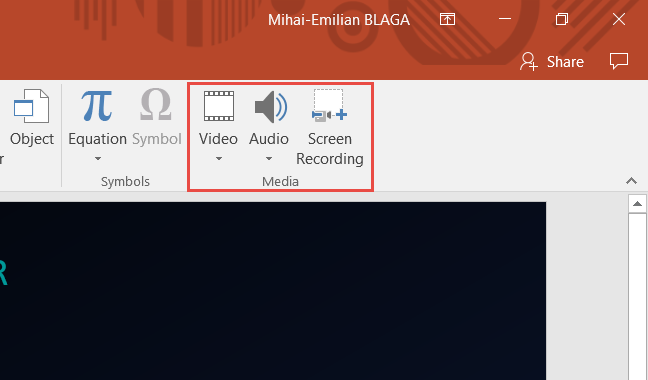 PowerPoint, incrustar, vídeo
