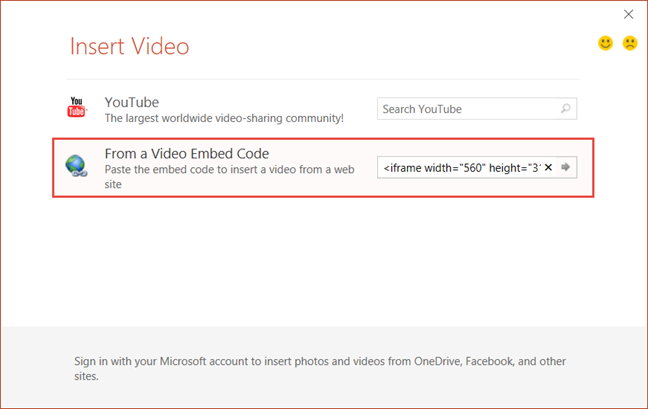 PowerPoint, incrustar, vídeo