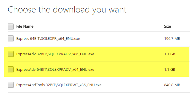servidor express sql