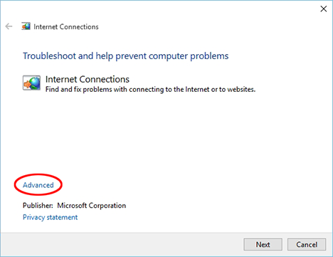 Internet, conexión, problema, inalámbrico, red, solución de problemas, reparación, Windows